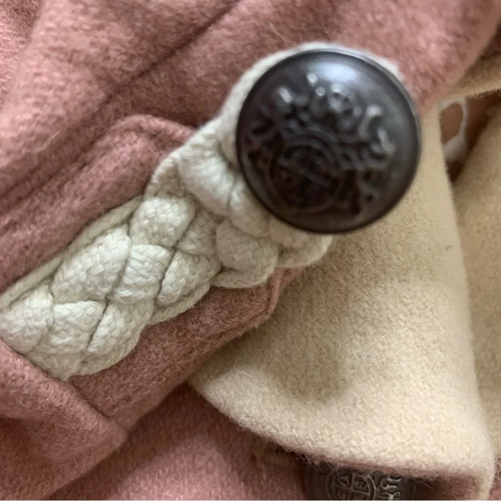 STELLA MCCARTNEY Kids Lee Jacket Wool With Military Detailing Pink/Beige Girl 6Y - Picture 10 of 15